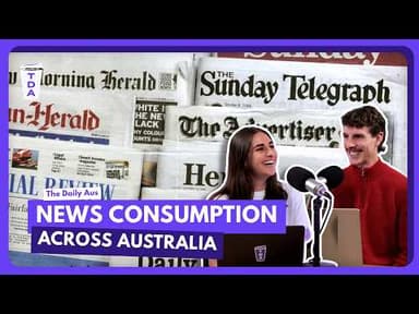 How do young Aussies' engage with media?