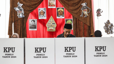 Polls close in 2024 Indonesia election