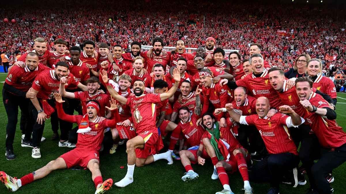 Liverpool wins record-tying 20th top-flight title