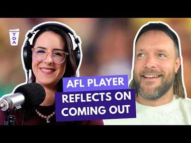 Mitch Brown: One year after becoming first bisexual AFL player