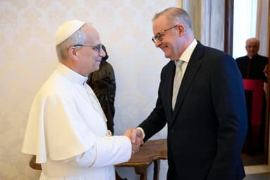 The Prime Minister has met with world leaders in Rome