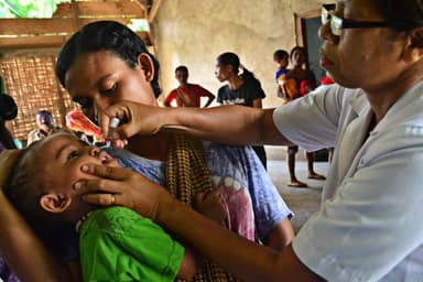 Polio cases have been reported in Papua New Guinea