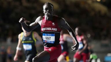 Gout Gout breaks 10 second barrier, assisted by tailwind