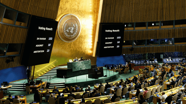 Australia votes for humanitarian ceasefire in Gaza
