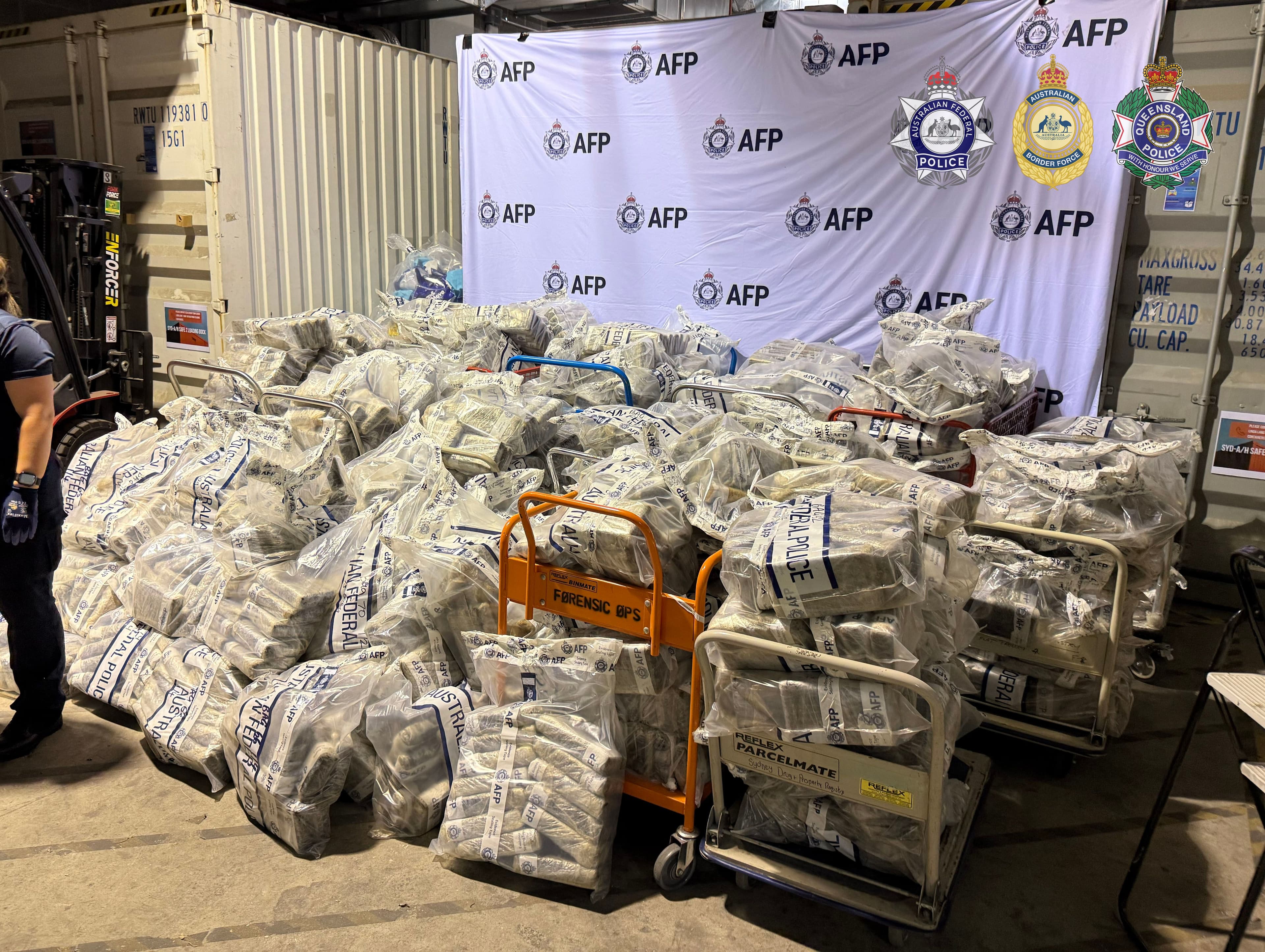 AFP's largest cocaine bust seizes 2.7 tonnes of the drug