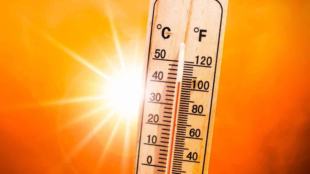 Australia reached its hottest winter temperature on record yesterday
