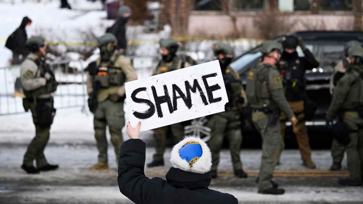 An ICE agent has shot and killed a woman in Minnesota