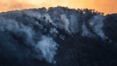 Emergency bushfire warnings active in eastern Victoria