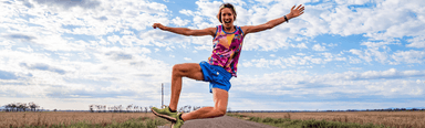 Erchana Murray-Bartlett has just completed 150 marathons in a row