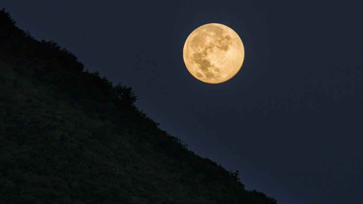 September supermoon viewing time in Australia