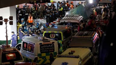 At least 27 people have been killed in a Bangkok bar fire
