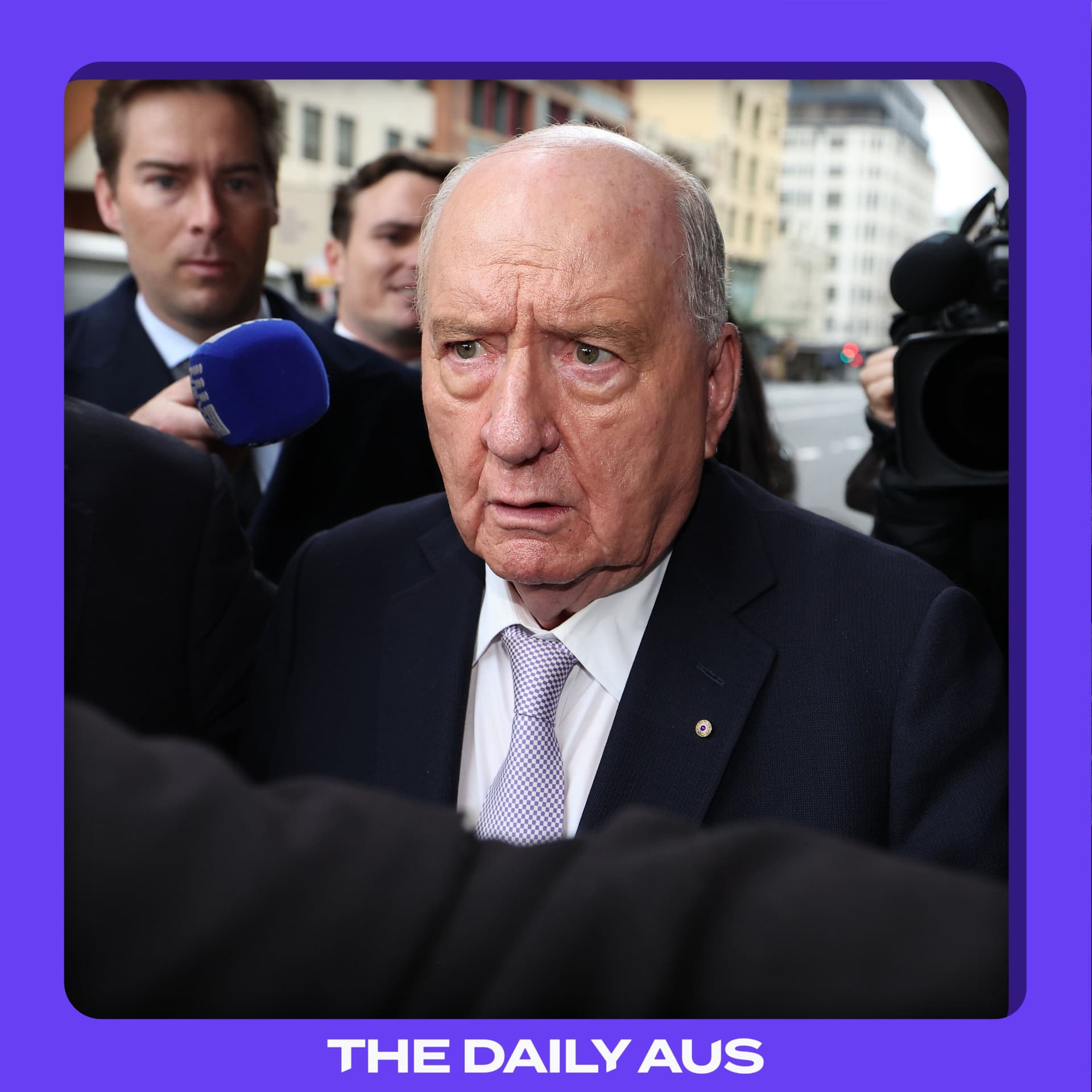 The veteran broadcaster on trial for assault