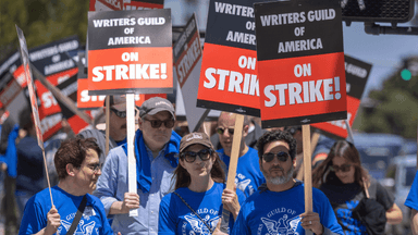 The WGA strike ends today
