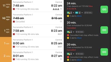 When will industrial action on Sydney trains end?
