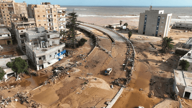 Thousands are believed dead in Libya after a heavy storm burst dams