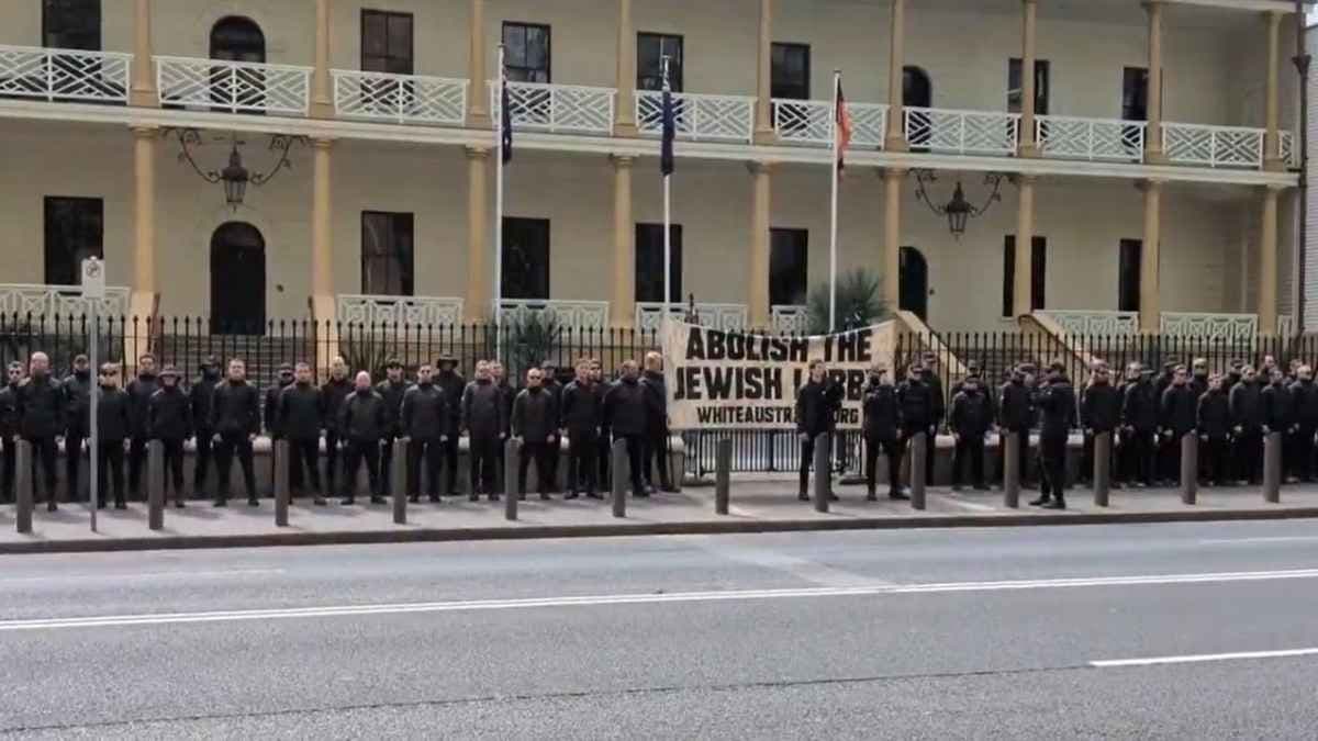 Police approved a neo-Nazi rally at NSW Parliament