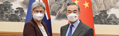 An Australian Minister has held a meeting in China for the first time in 3 years