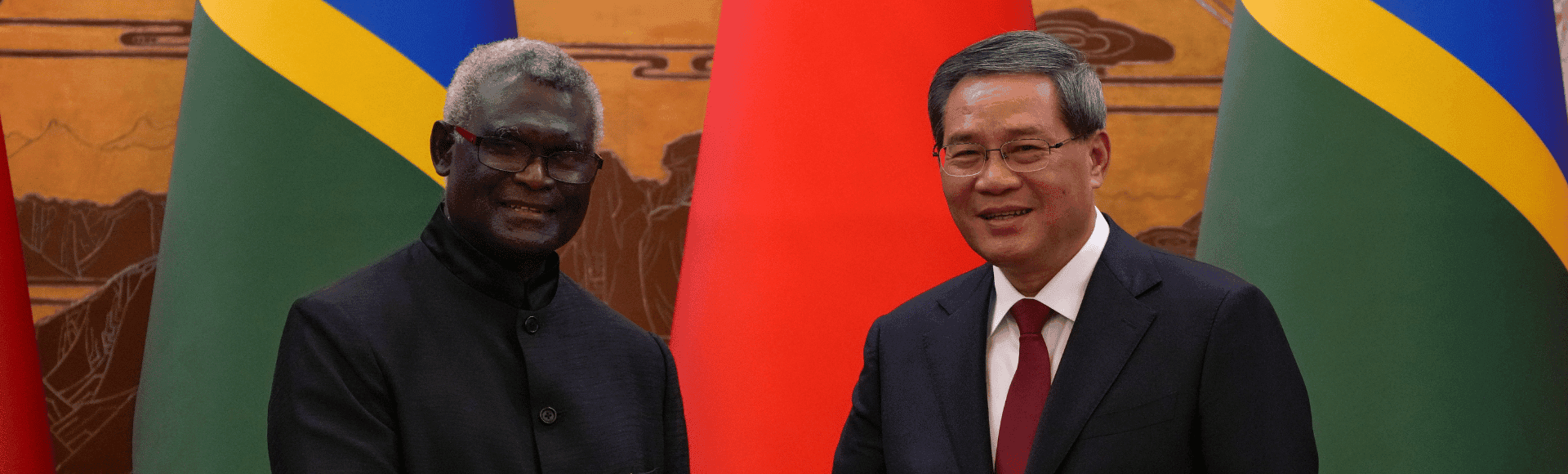 The Solomon Islands PM has accused Australia of pulling money over China ties