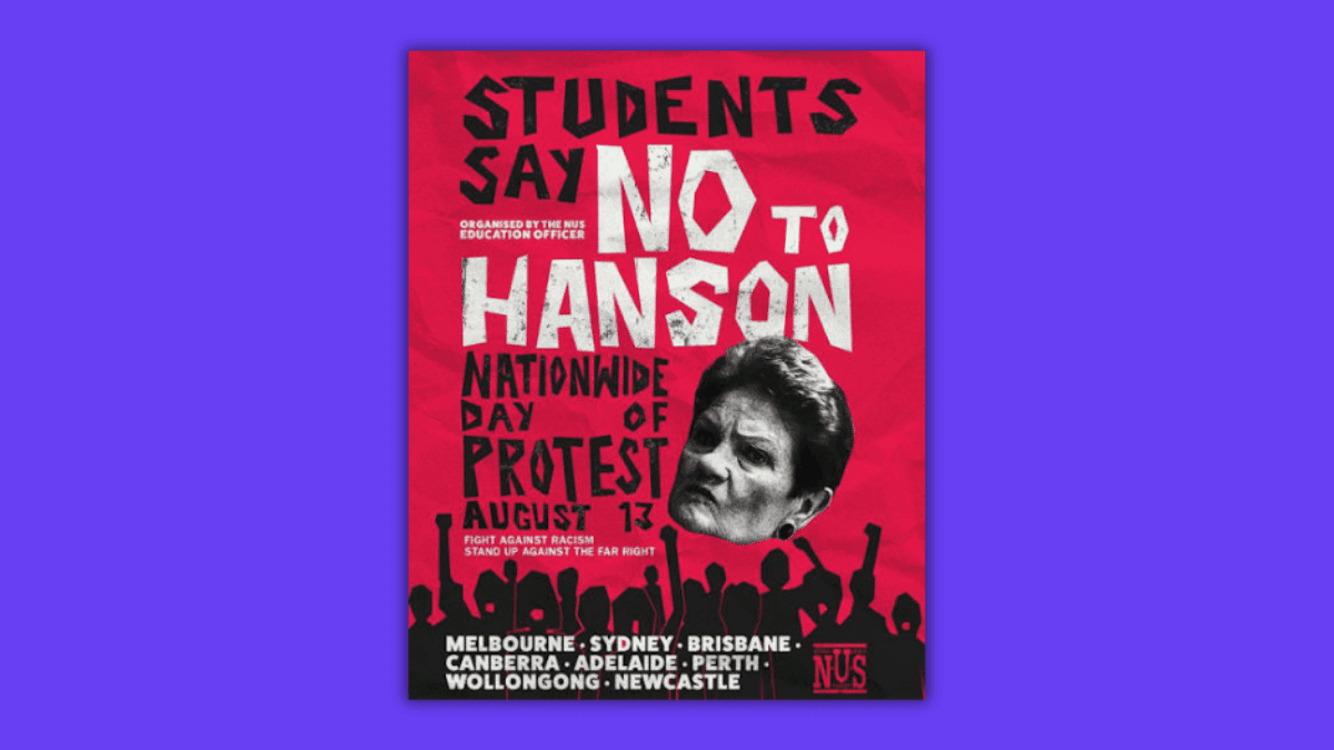 Students walk out of school to protest rise of One Nation